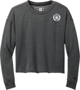 NJ Jets New Era Ladies Tri-Blend Fleece Crop Crew