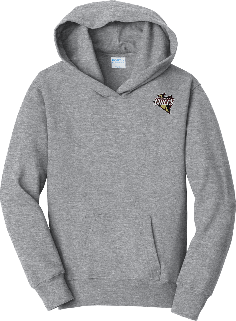 Mercer Chiefs Youth Fan Favorite Fleece Pullover Hooded Sweatshirt