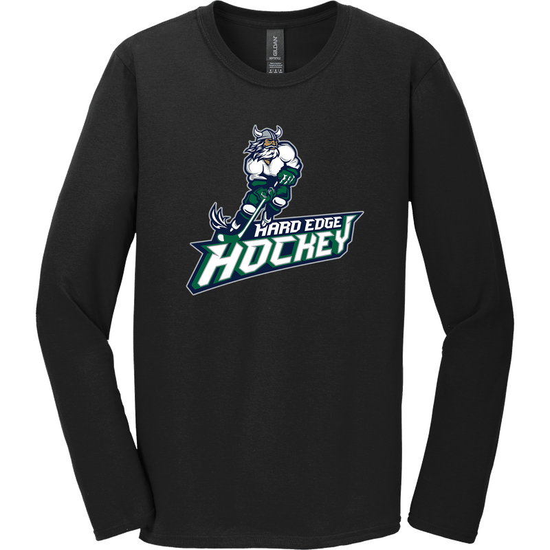 Hard Edge Hockey Softstyle Long Sleeve T-Shirt