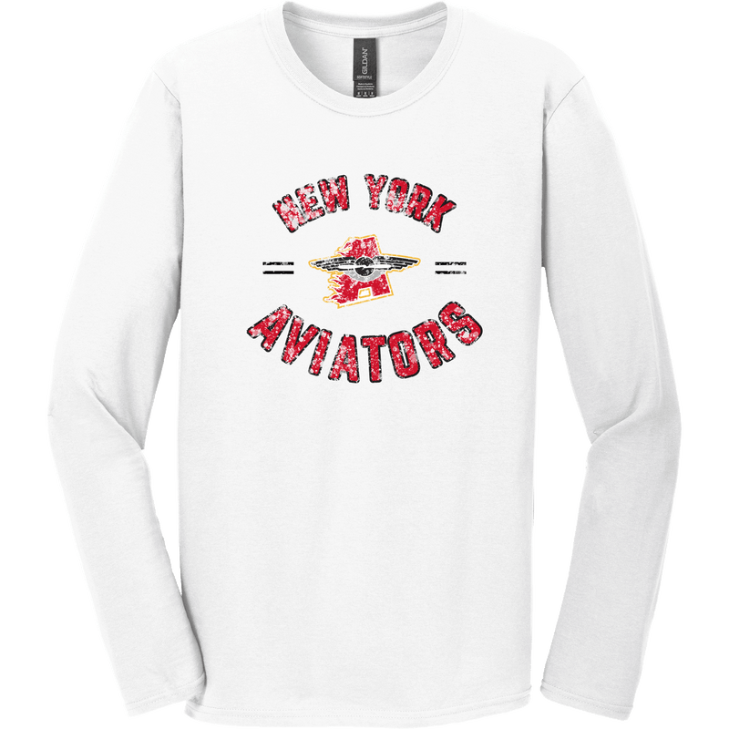 NY Aviators Softstyle Long Sleeve T-Shirt