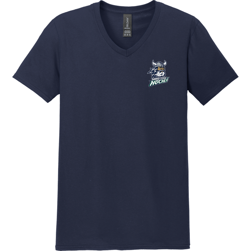 Hard Edge Hockey Softstyle V-Neck T-Shirt