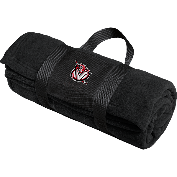 Venom Hockey Club Fleece Blanket with Carrying Strap