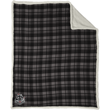 Grundy Senators Flannel Sherpa Blanket