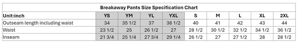Prestige Stars Breakaway Adult Jogger Pants