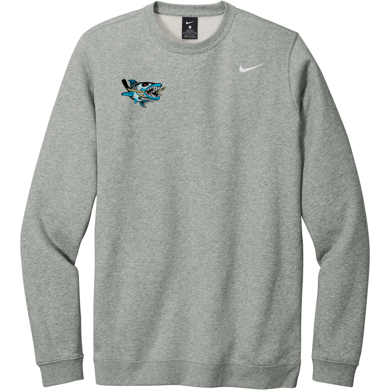 Boca Barracudas Nike Club Fleece Crew