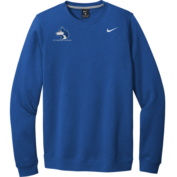 Pittsburgh Huskies Nike Club Fleece Crew