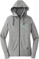 NJ Colts New Era Ladies Tri-Blend Fleece Full-Zip Hoodie