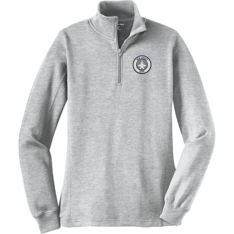 NJ Jets Ladies 1/4-Zip Sweatshirt