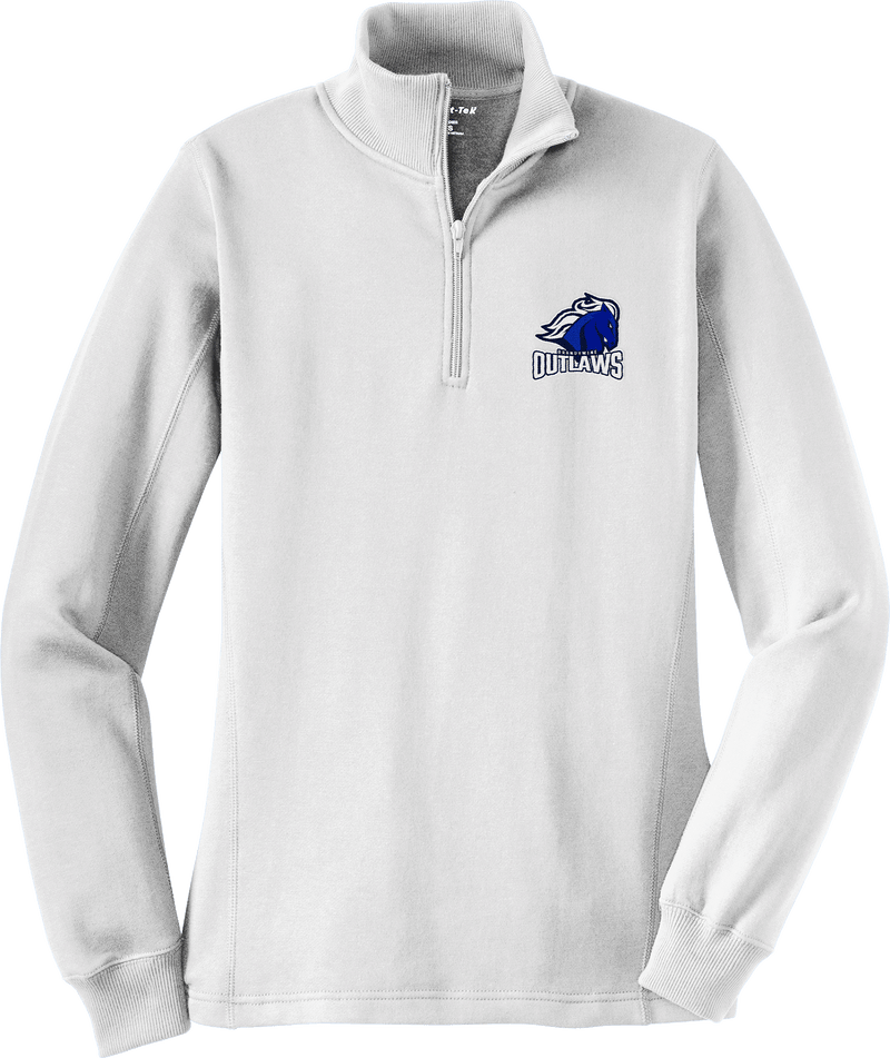 Brandywine Outlaws Ladies 1/4-Zip Sweatshirt