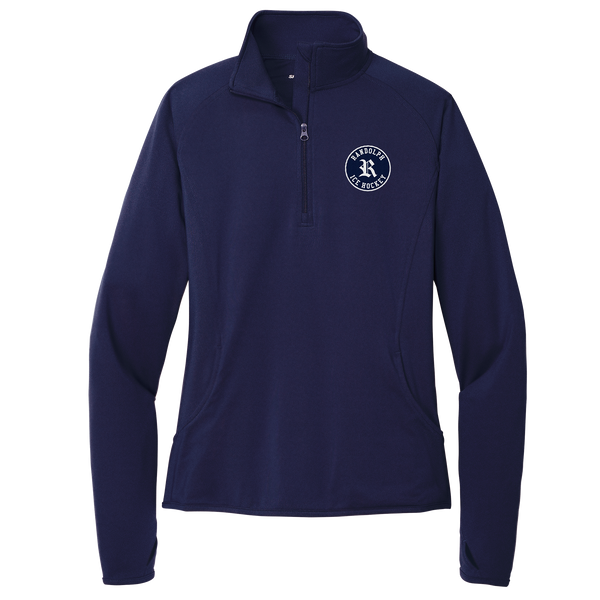 Randolph Hockey Ladies Sport-Wick Stretch 1/4-Zip Pullover