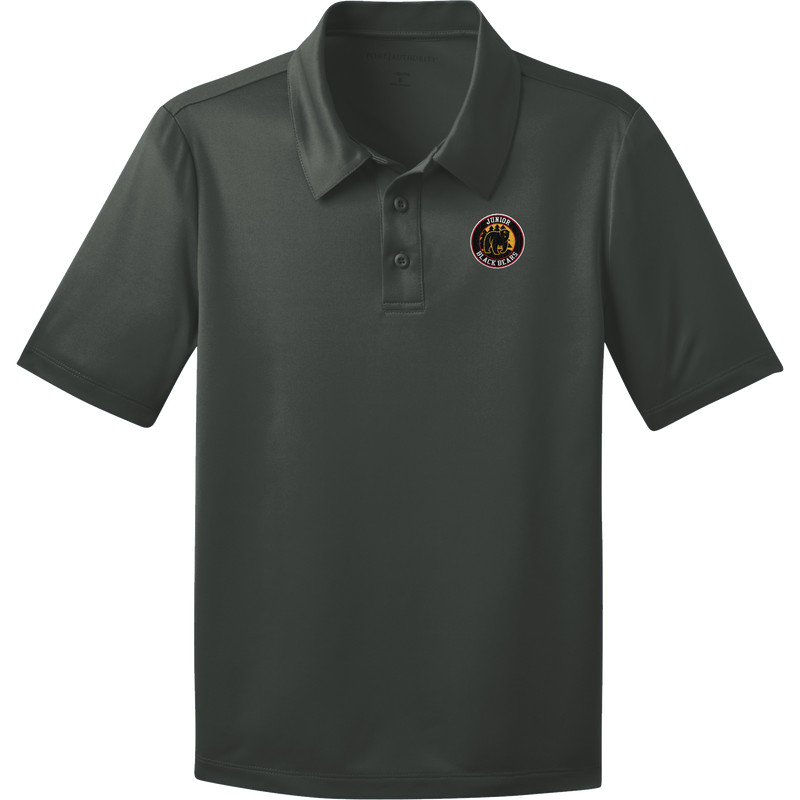 MD Jr. Black Bears Youth Silk Touch Performance Polo