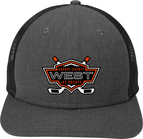 Orange County West New Era Snapback Low Profile Trucker Cap