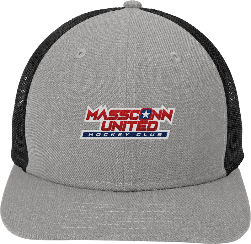 Mass Conn United New Era Snapback Low Profile Trucker Cap