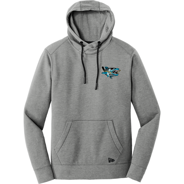 Boca Barracudas New Era Tri-Blend Fleece Pullover Hoodie