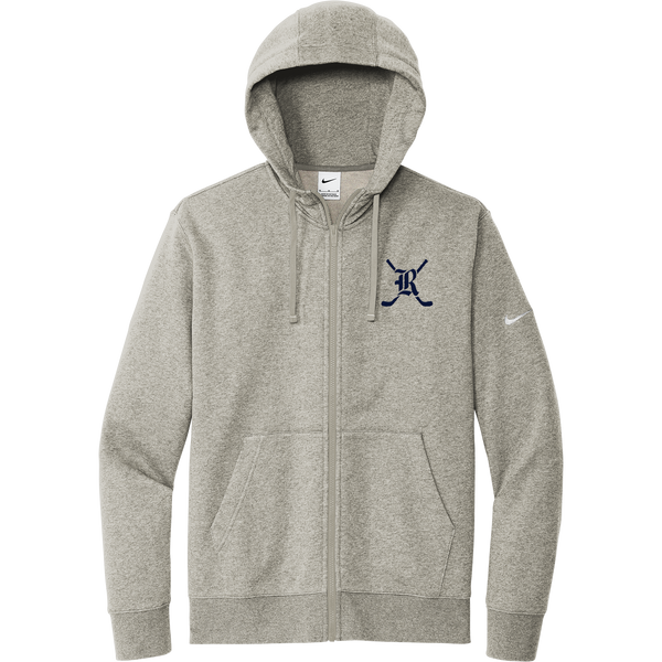 Randolph Middle School Nike Club Fleece Sleeve Swoosh Full-Zip Hoodie