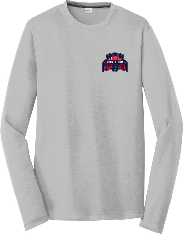 Philadelphia Resistance Long Sleeve PosiCharge Competitor Cotton Touch Tee