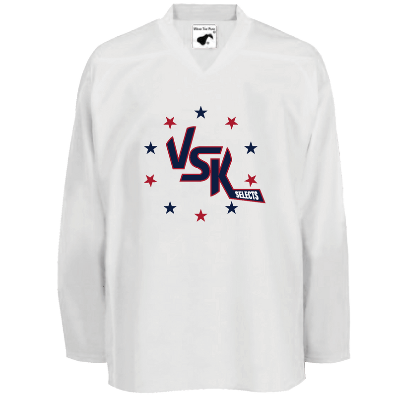 VSK Selects Adult Goalie Practice Jersey - White