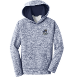 Hard Edge Hockey Youth PosiCharge Electric Heather Fleece Hooded Pullover