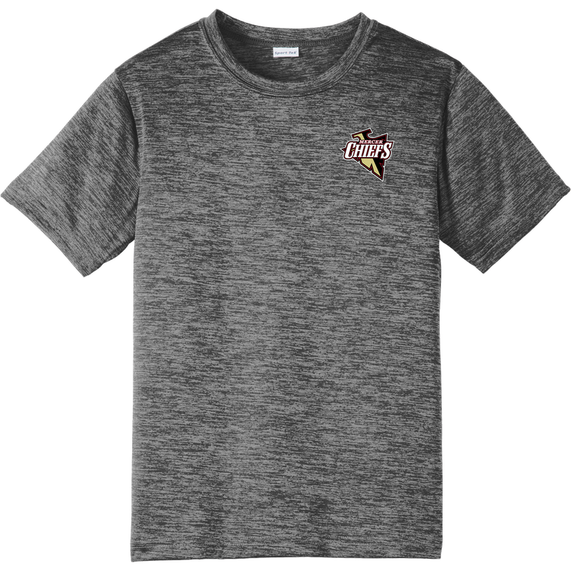 Mercer Chiefs Youth PosiCharge Electric Heather Tee