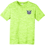 CT Bobcats Youth PosiCharge Electric Heather Tee