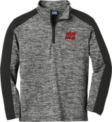 Team Maryland Youth PosiCharge  Electric Heather Colorblock 1/4-Zip Pullover